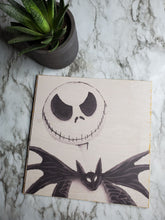Load image into Gallery viewer, Jack Skellington Reversible wooden picture
